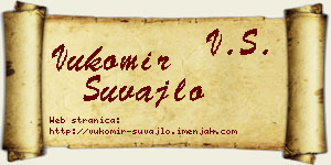 Vukomir Šuvajlo vizit kartica
